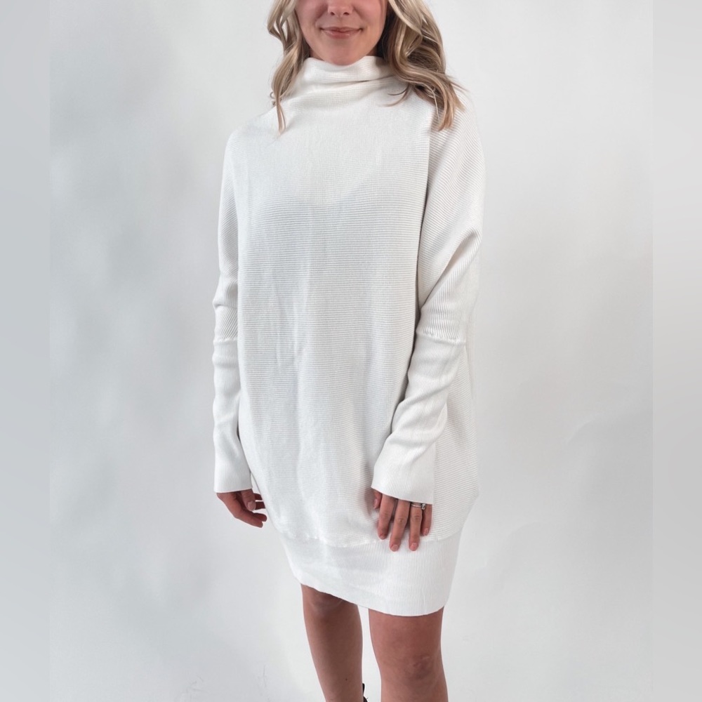 Slouch Neck Sweater Dress